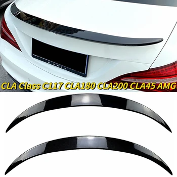 Для Mercedes Benz CLA Class C117 2013-2019 CLA180 CLA200 CLA45 AMG Задний Спойлер На Крыше Багажника Крыло Глянцевый Черный Автомобильные Аксессуары