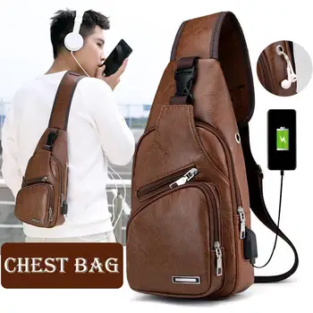 Повседневная мужская нагрудная сумка, деловая сумка через плечо, сумка-мессенджер, нейлоновая холщовая модная поясная сумка, брендовая сумка для спорта на открытом воздухе