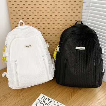 Новый модный Нейлоновый Женский рюкзак в Корейском Японском стиле, Женский рюкзак для ноутбука, школьный рюкзак для студентов колледжа, Сумки для книг для девочек-подростков