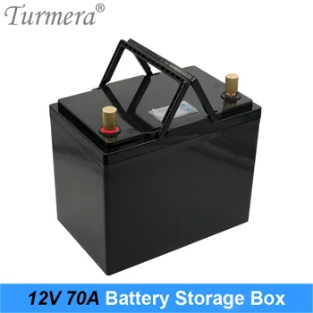 Портативный аккумулятор Turmera 12V 70Ah 50Ah 105Ah с ЖК-дисплеем для энергетических систем Solor и источников бесперебойного питания