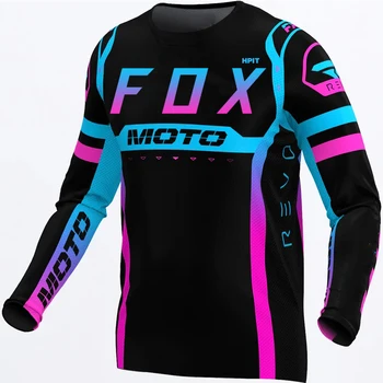 2023 Мужские Майки Для Скоростного спуска Hpit Fox Mountain Bike MTB Рубашки Offroad DH Мотоциклетная Майка Для Мотокросса Спортивная Одежда Велосипед