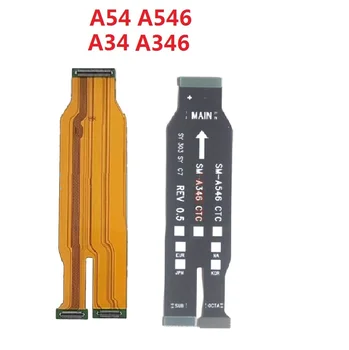10 шт. Для Samsung Galaxy A34 A346/A54 A546 Разъем для основной платы, плата USB, ЖК-дисплей, Гибкий кабель, Запчасти для ремонта
