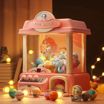 Кукольный автомат с монетоприемником, мини-игрушечные машинки с когтями, куклы Maquina dulces, детские интерактивные игрушки, подарки на день рождения