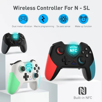 2023 Беспроводной контроллер с NFC для Nintendo Switch, OLED, Bluetooth-совместимый геймпад, Джойстик для NS Switch, Игровые аксессуары