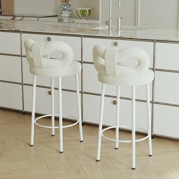 Скандинавские Эргономичные обеденные стулья Индивидуальные обеденные стулья для спальни в саду на открытом воздухе Современная мебель для шезлонга в гостиной DX50CY