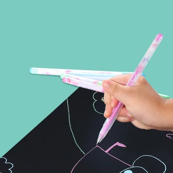 12 Штук цветных гелевых ручек с блестящими гелевыми чернилами, ручки для скрапбукинга, книжка для рисования Y3NC