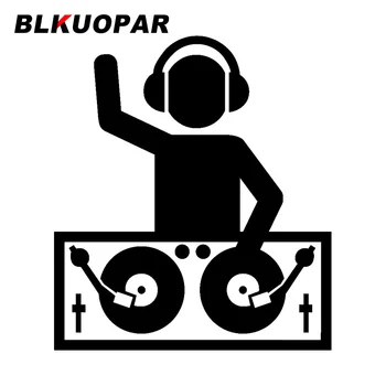 BLKUOPAR для DJ-проигрывателей, вечерние Наклейки на автомобиль, устойчивая к царапинам графическая наклейка, индивидуальность, багажник мотоцикла, ноутбук, Виниловая пленка для автомобиля